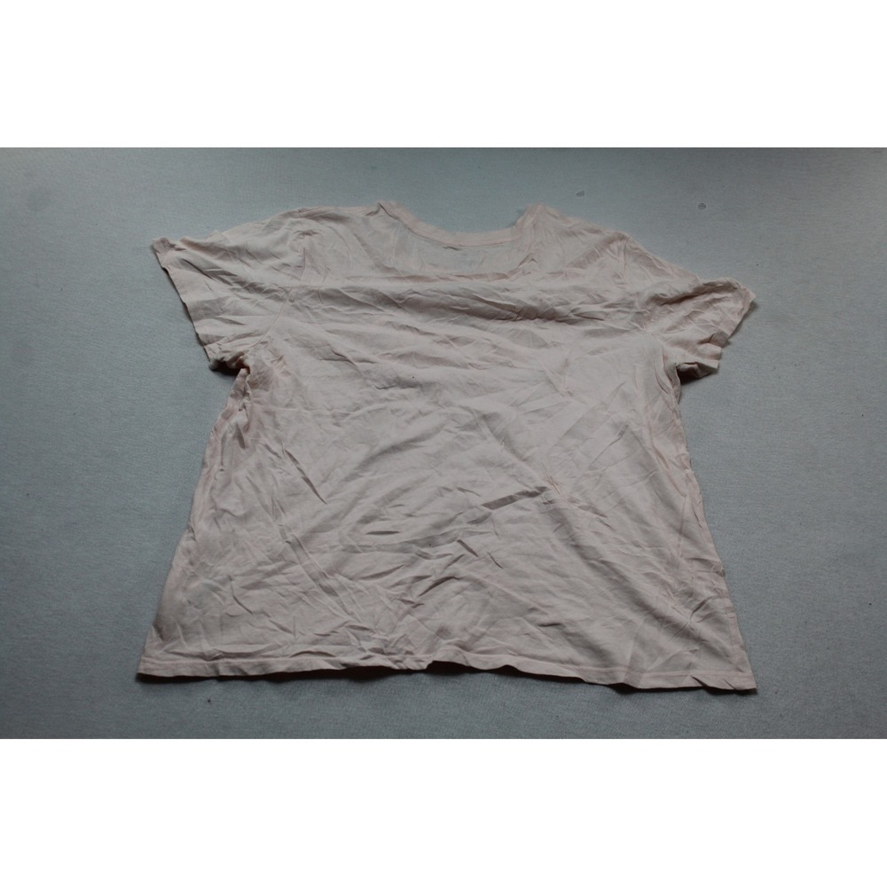 Puma Graphic T-Shirt Women Extra Large Peach Good Short Sleeve Logo Tee